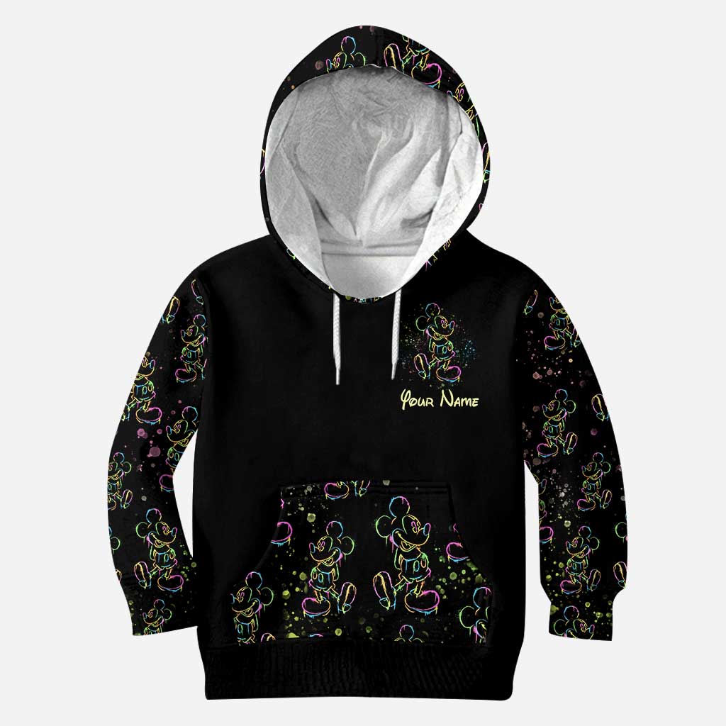 Colorful Mouse - Personalized Mouse Hoodie and Leggings