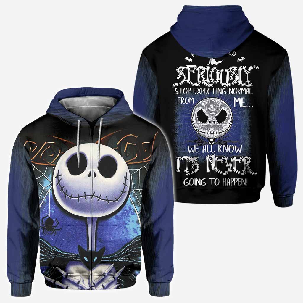Stop Expecting Normal From Me - Nightmare All Over T-shirt and Hoodie 1121