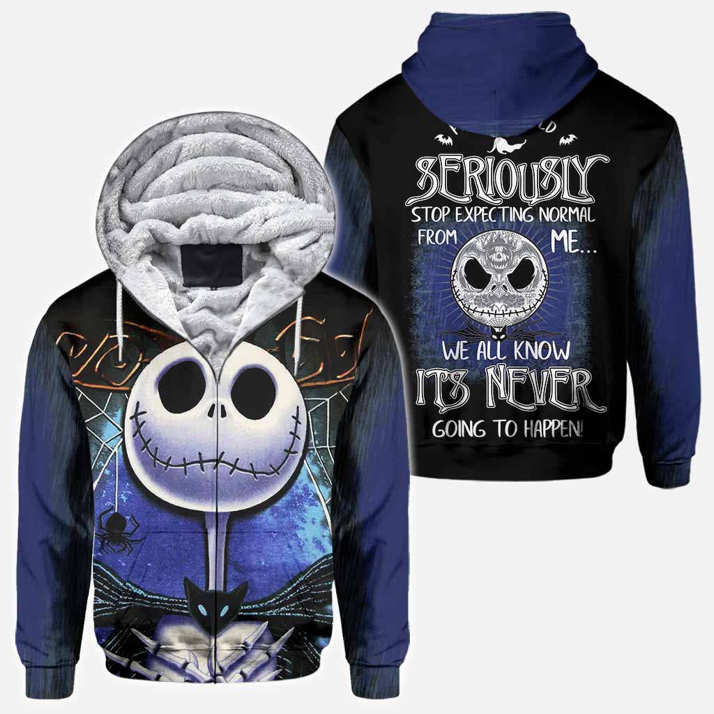 Stop Expecting Normal From Me - Nightmare All Over T-shirt and Hoodie 1121