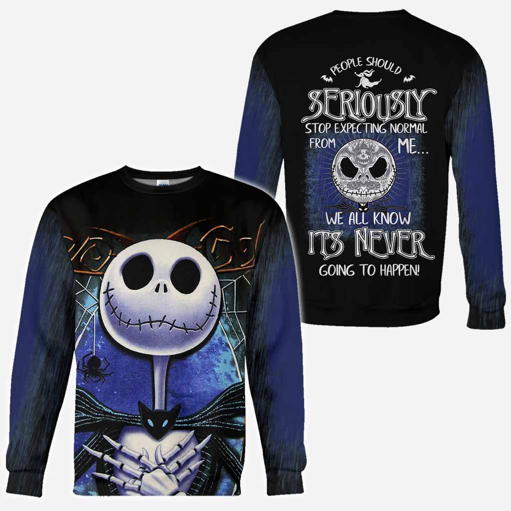 Stop Expecting Normal From Me - Nightmare All Over T-shirt and Hoodie 1121
