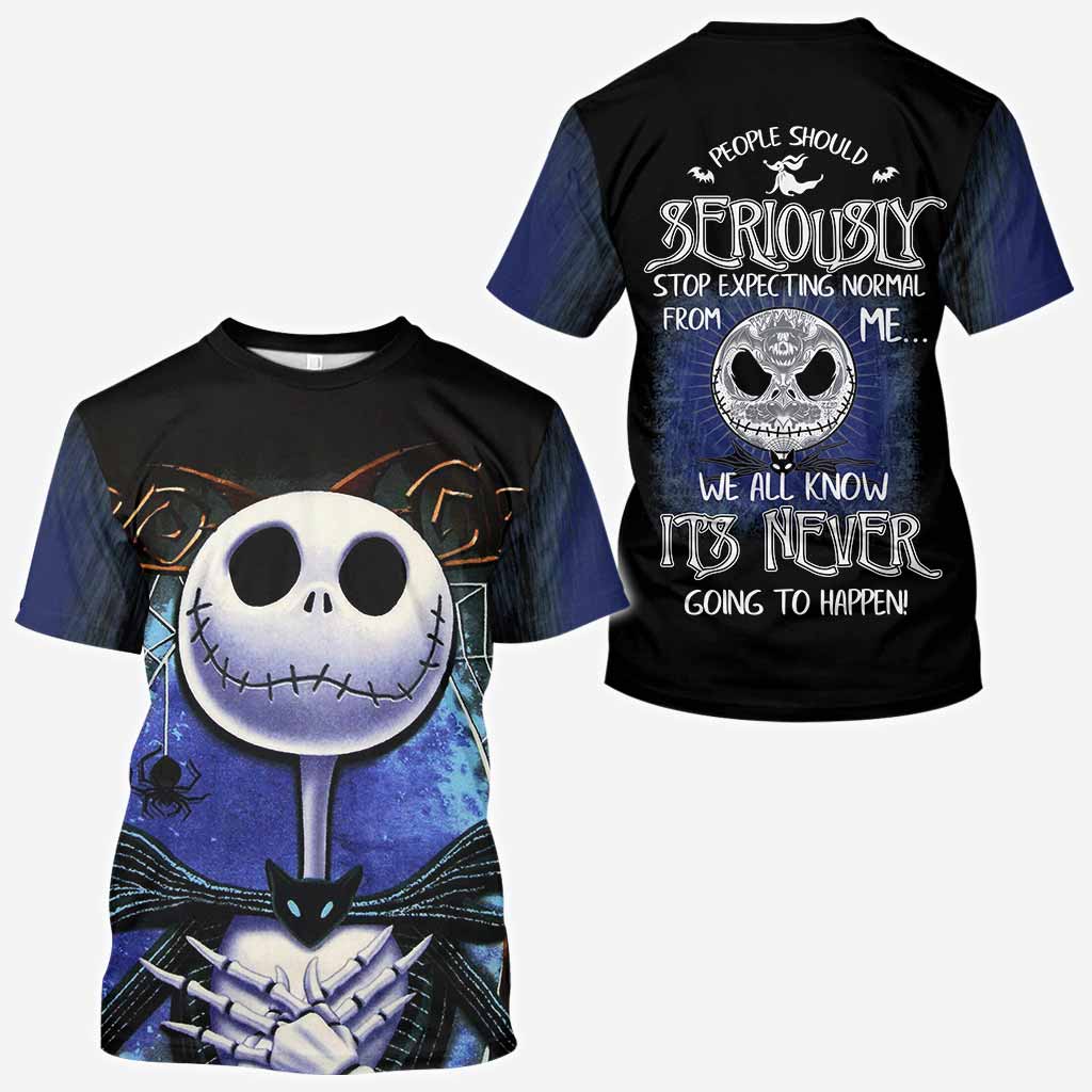Stop Expecting Normal From Me - Nightmare All Over T-shirt and Hoodie 1121