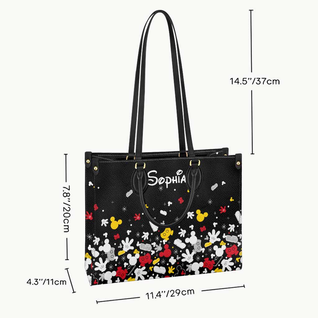 Magic Mouse Ears - Personalized Mouse Leather Handbag