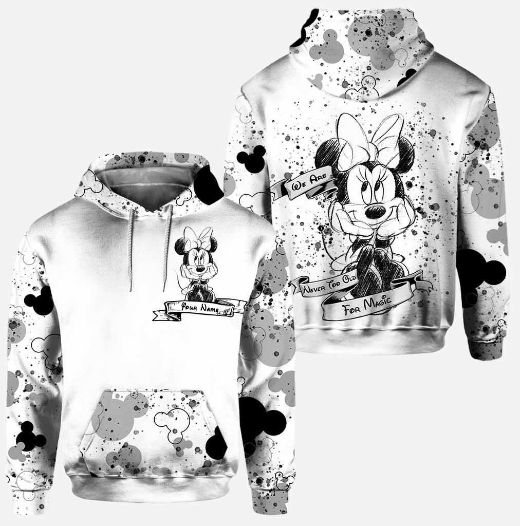 Cute Mouse Ears - Personalized Hoodie and Leggings