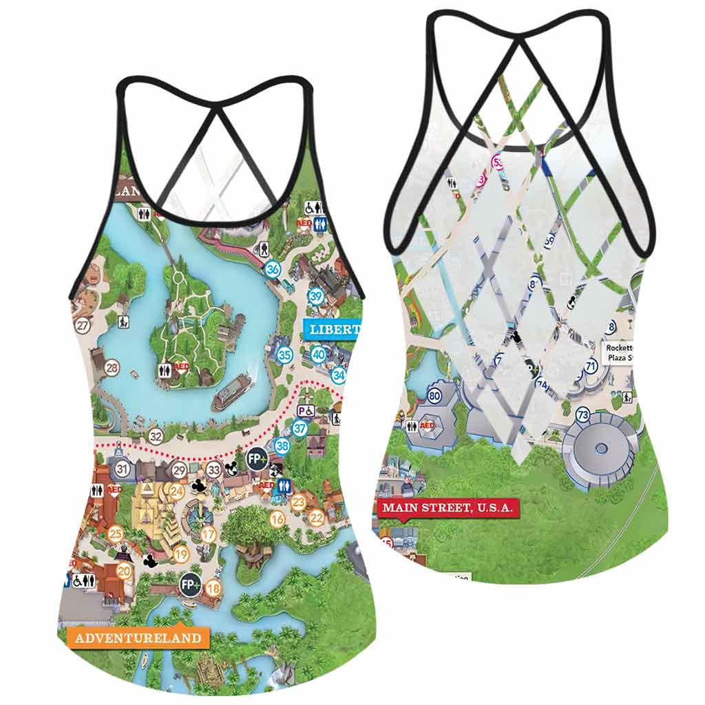 Magic Kingdom - Mouse Cross Tank Top
