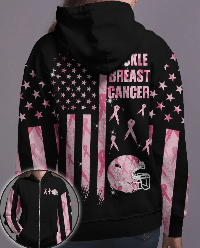 Tackle Breast Cancer - Breast Cancer Awareness All Over T-shirt and Hoodie 0822