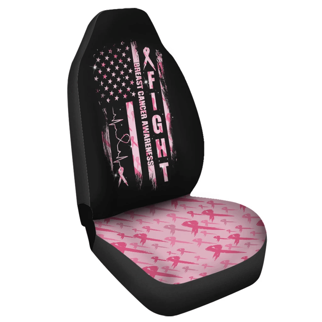 Fight Breast Cancer Automotive- Breast Cancer Awareness Seat Covers 0822