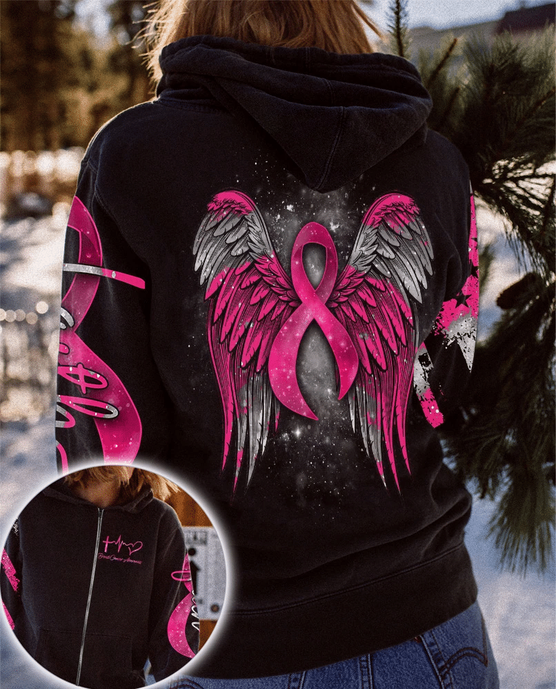 Faith - Breast Cancer Awareness All Over T-shirt and Hoodie 0822