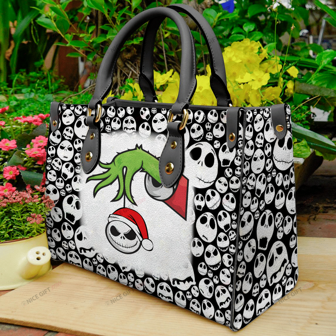 Pumpkin King Nightmare Leather Handbag 0523