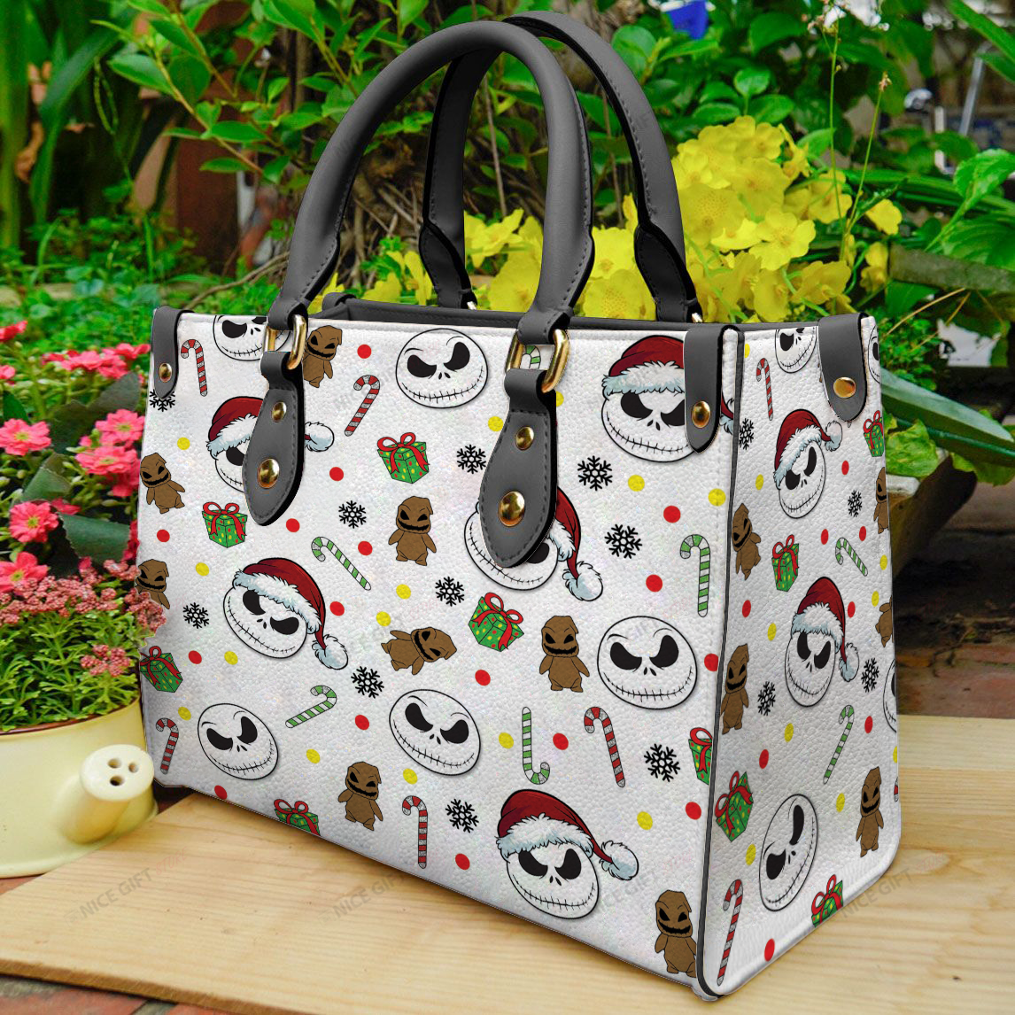 Ho Ho Ho Nightmare Leather Handbag 0523