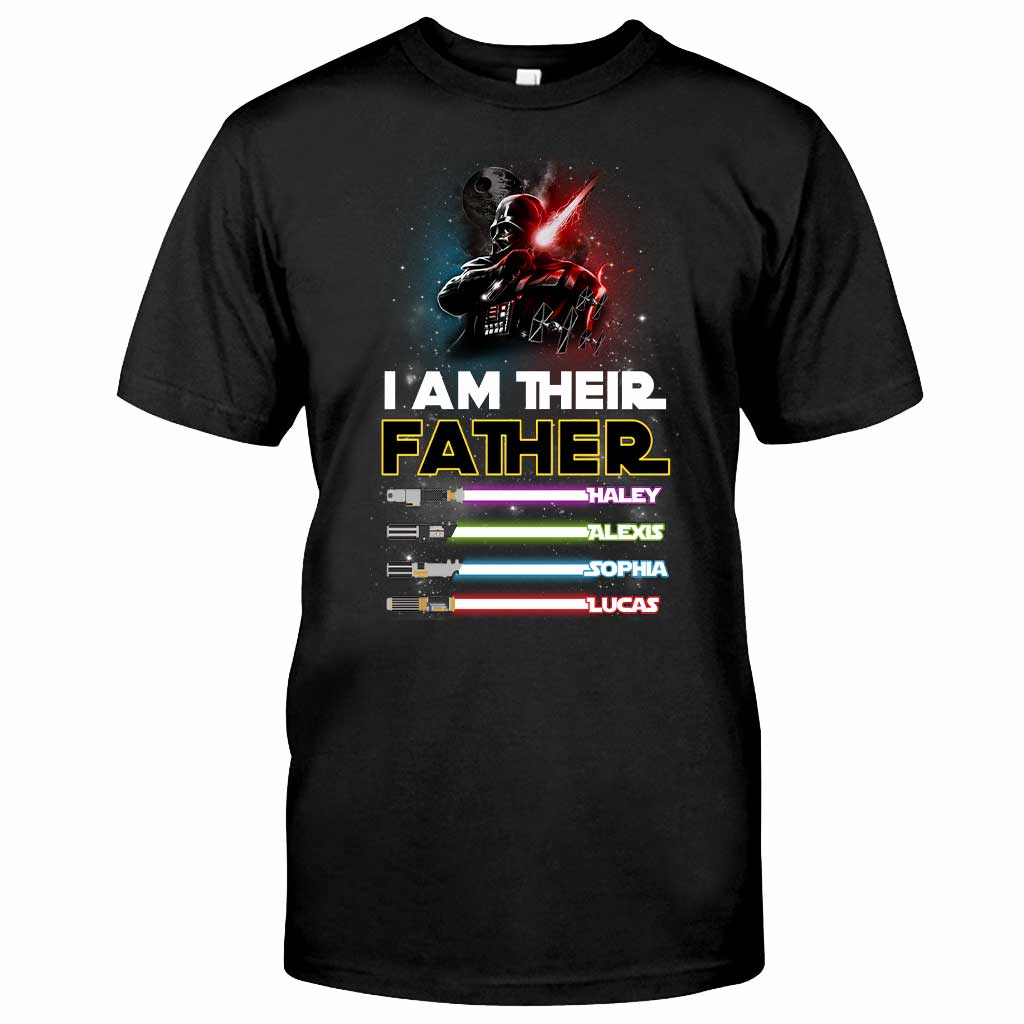 I Am Their Father - Personalized Gift For Father The Force T-shirt and Hoodie
