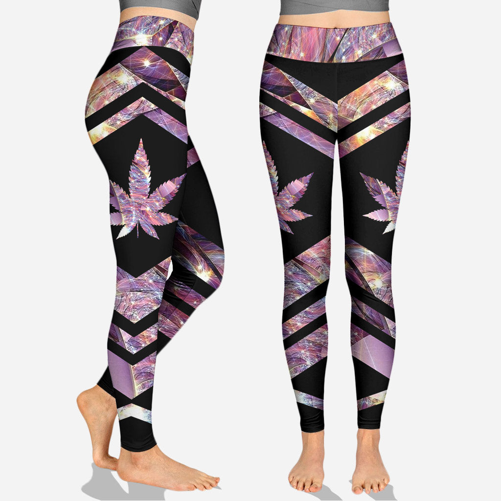 Pretty Little Pothead Weed - Cross Tank Top and Leggings
