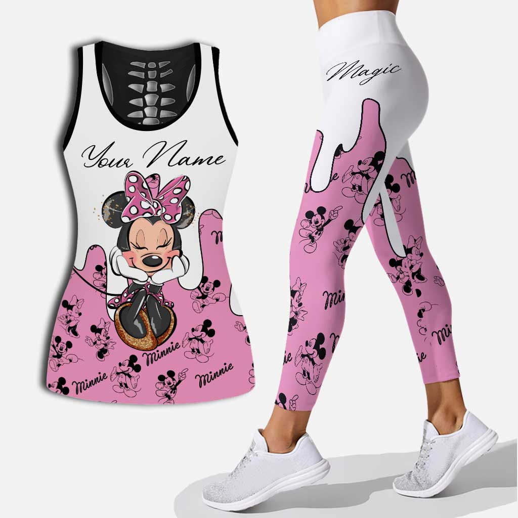 Magical - Personalized Mouse Hollow Tank Top and Leggings