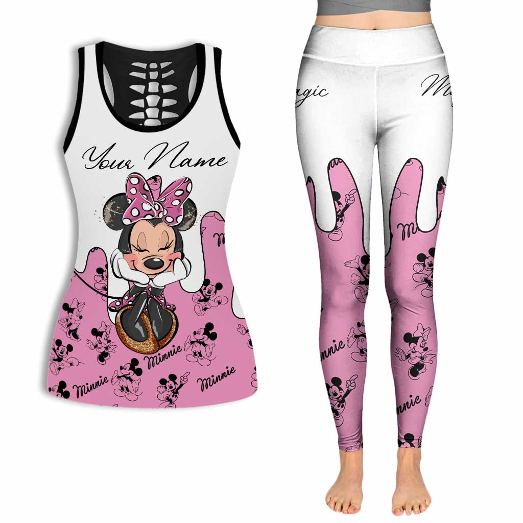 Magical - Personalized Mouse Hollow Tank Top and Leggings
