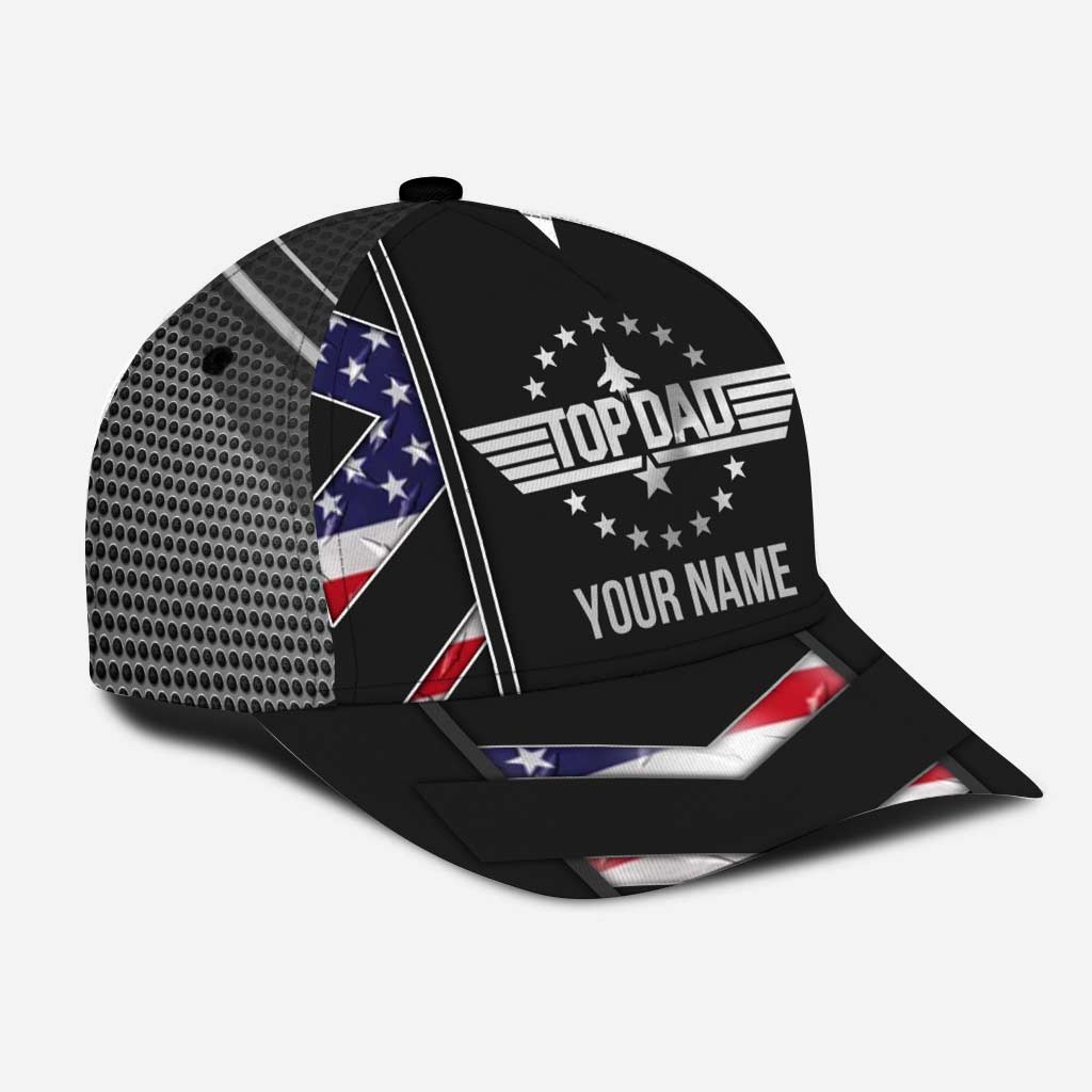 Top Dad - Personalized Independence Day Classic Cap