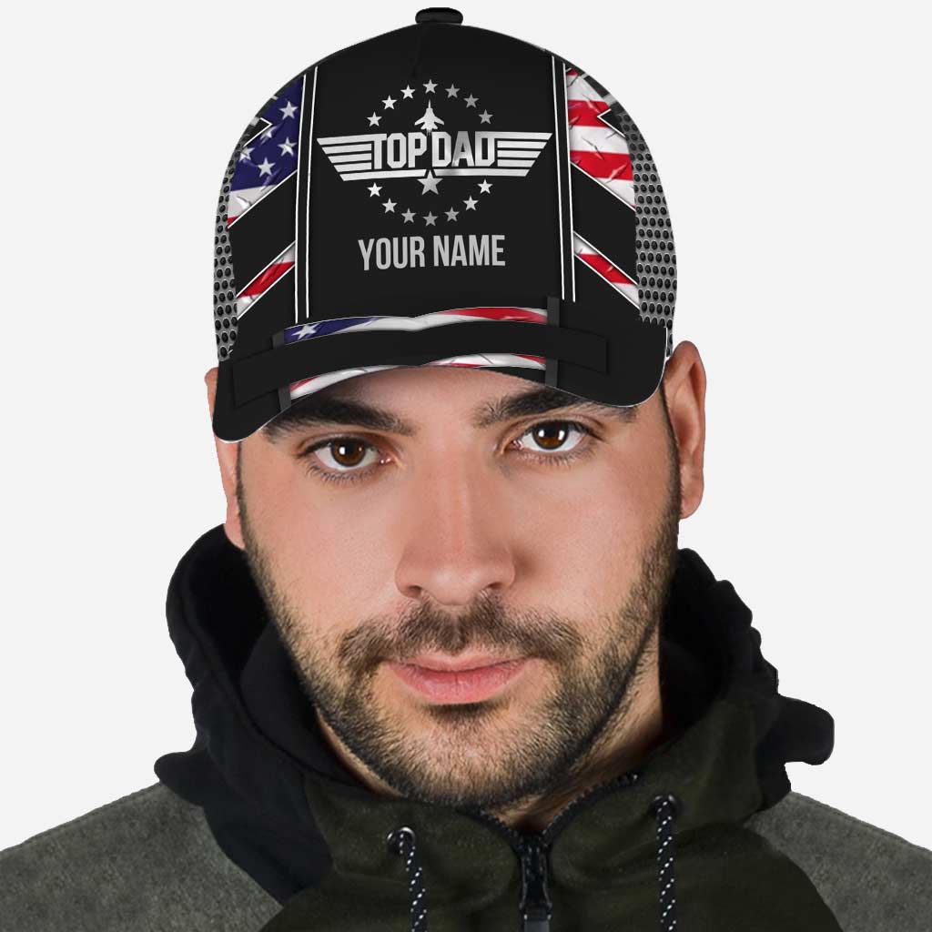 Top Dad - Personalized Independence Day Classic Cap