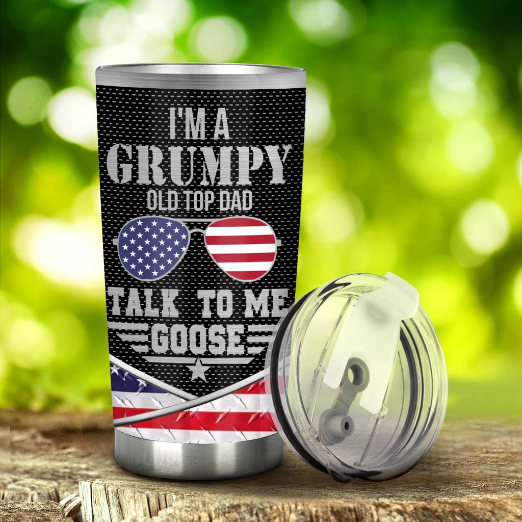 Top Dad - Personalized Independence Day Tumbler