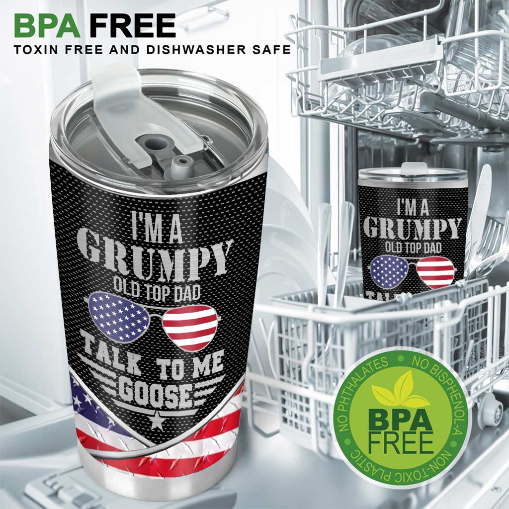 Top Dad - Personalized Independence Day Tumbler