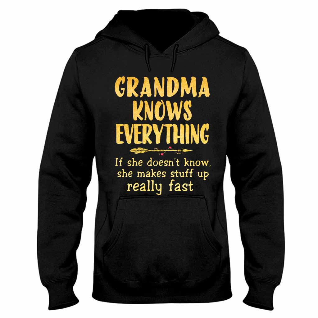 Grandma Knows Everything T-shirt And Hoodie 072021
