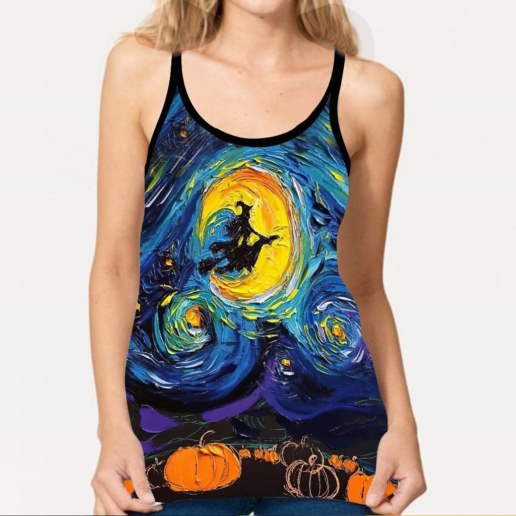 Starry Night - Witch Cross Tank Top
