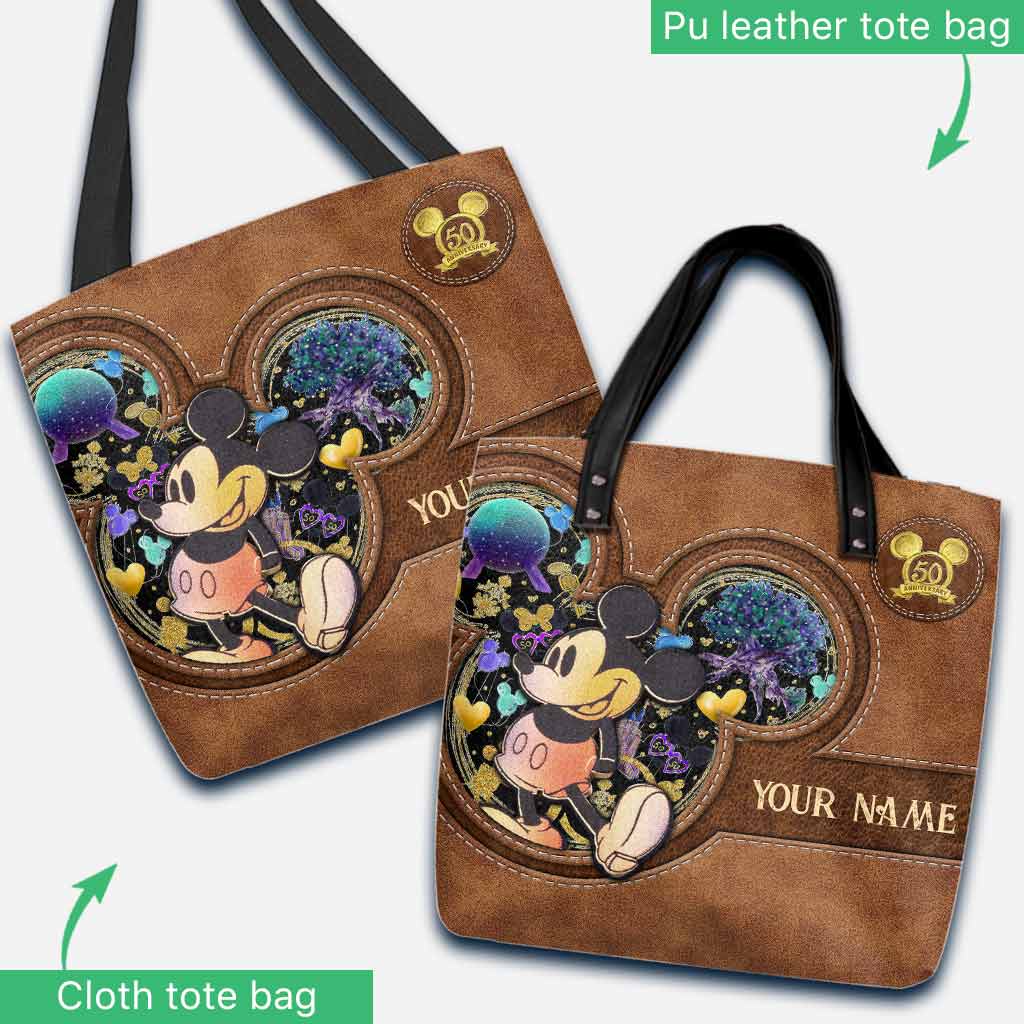 The Magic Is Calling Everyone - Mouse Ears Earidescent Personalized Tote Bag