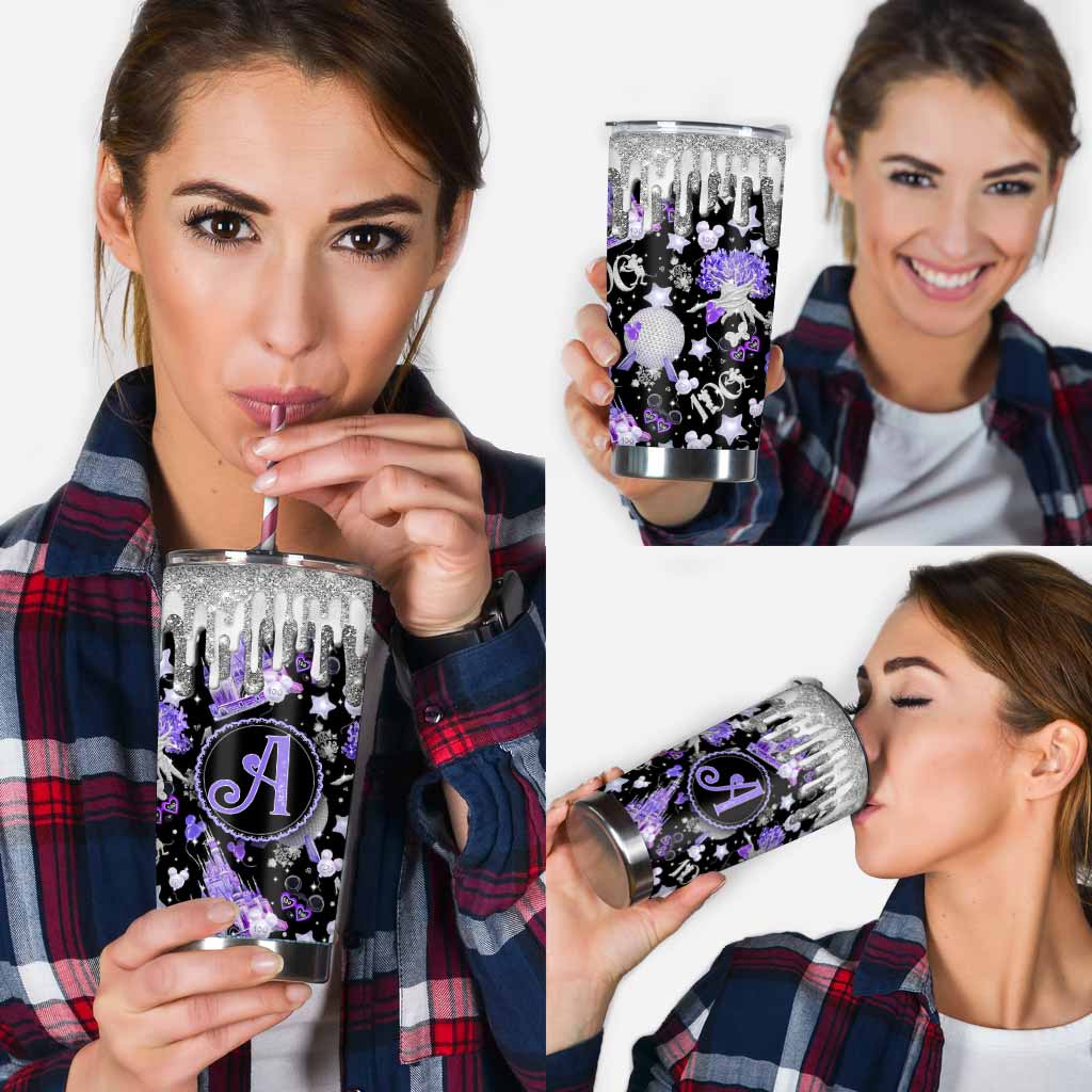 Magical Dripping 100 Years Of Wonder - Personalized Mouse Tumbler