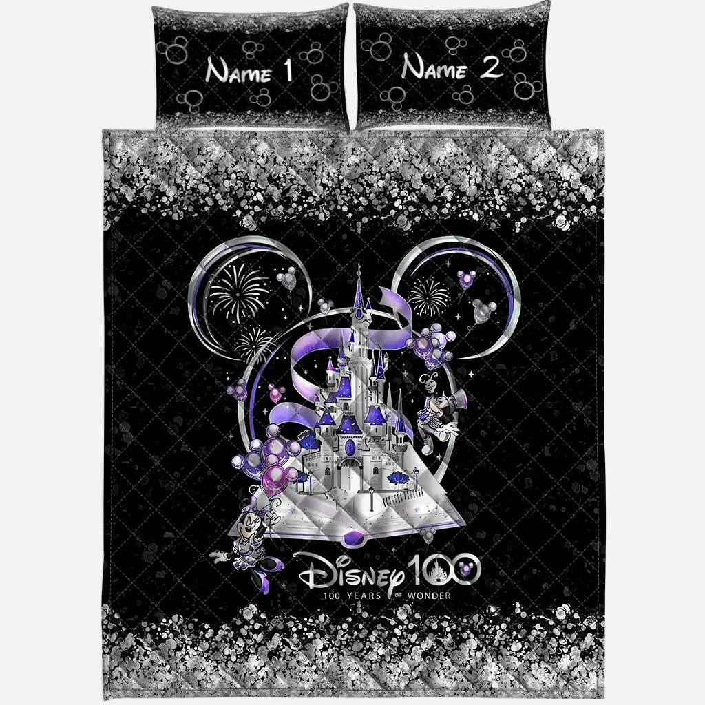 100 Years Of Wonder - Personalized Mouse Quilt Set