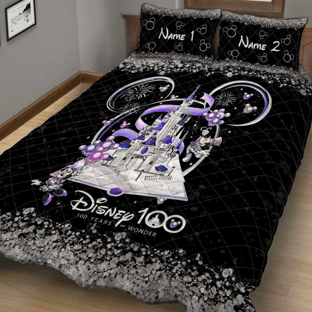 100 Years Of Wonder - Personalized Mouse Quilt Set