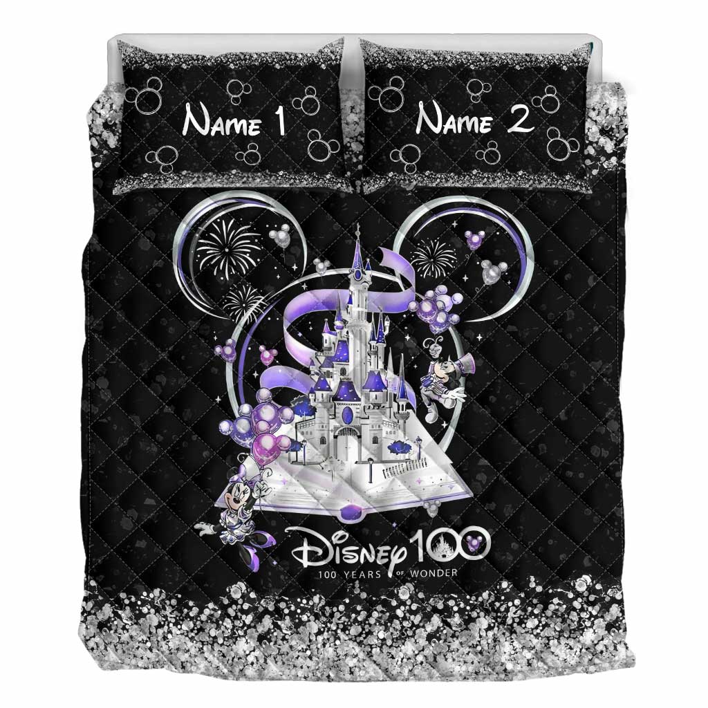 100 Years Of Wonder - Personalized Mouse Quilt Set