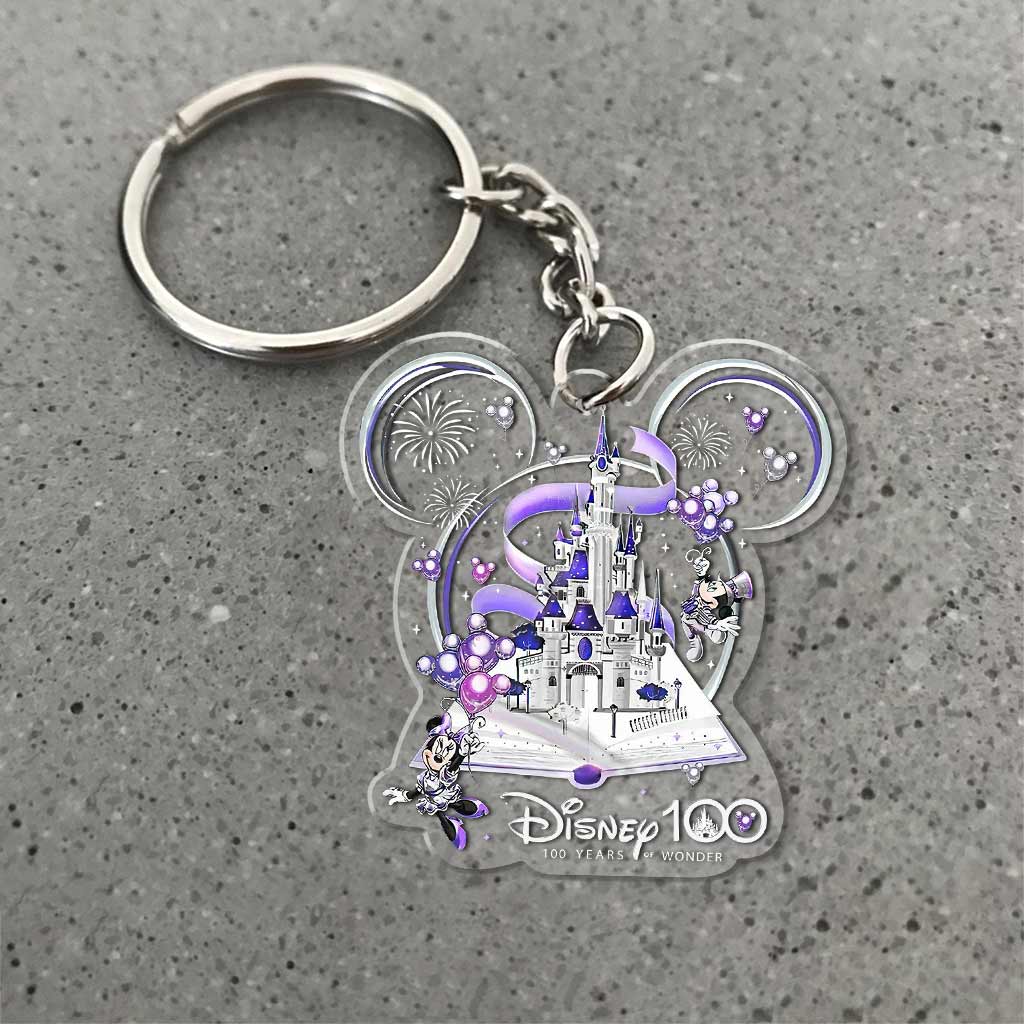 100 Years Of Wonder - Mouse Transparent Keychain
