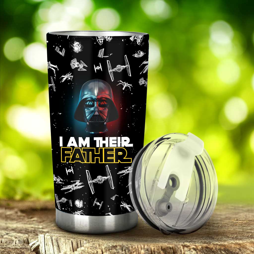 I Am Their Father - Personalized Father's Day The Force Tumbler