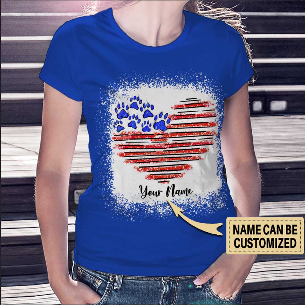 Stars and Stripes - Dog Personalized T-shirt and Hoodie
