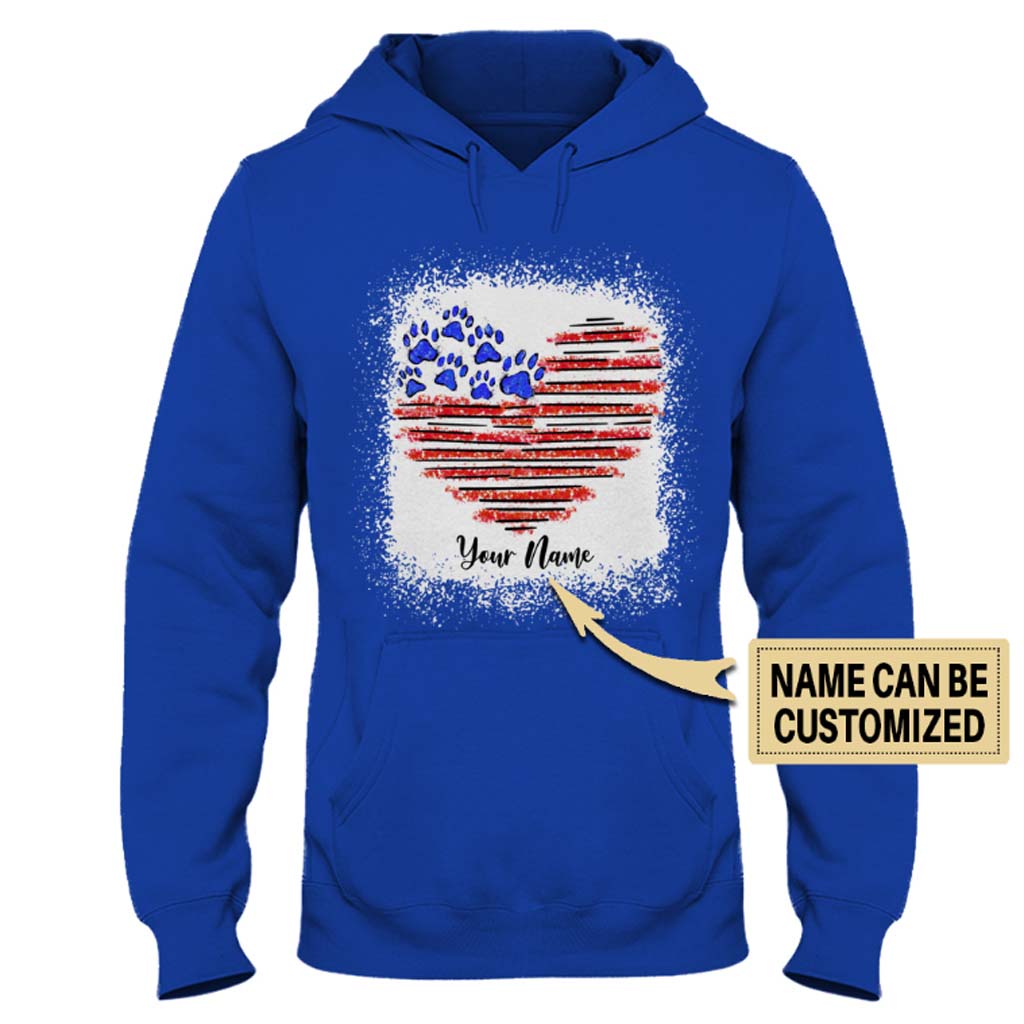 Stars and Stripes - Dog Personalized T-shirt and Hoodie