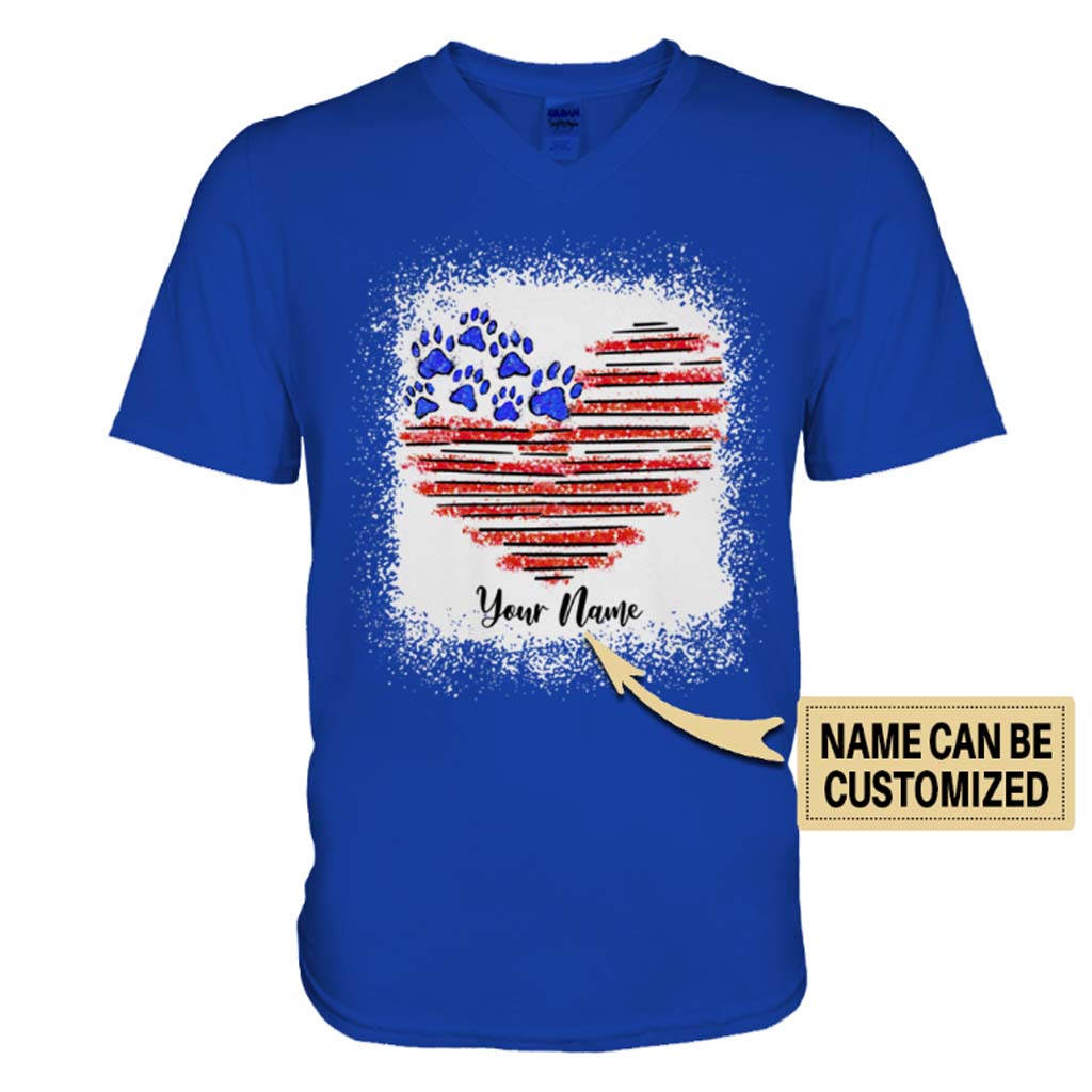 Stars and Stripes - Dog Personalized T-shirt and Hoodie