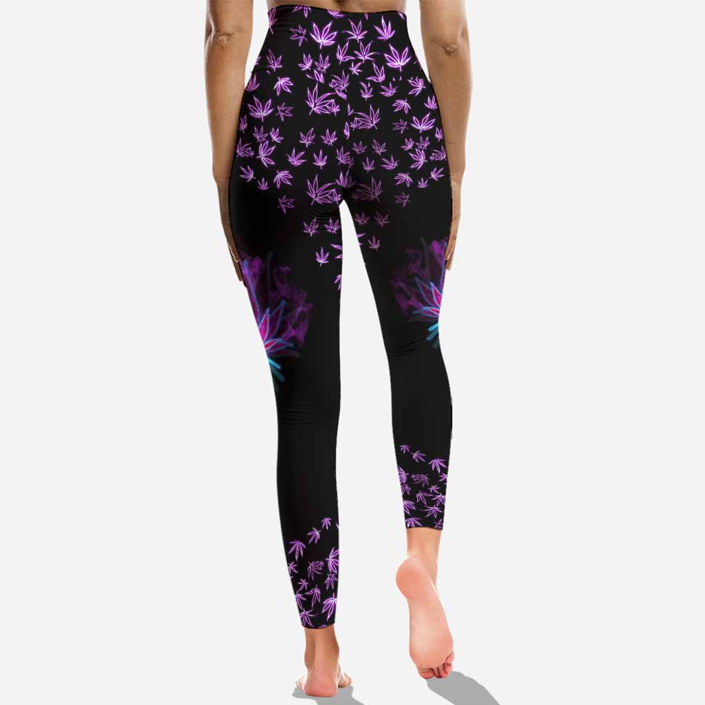 I'm A Little High Maintenance - Weed Cross Tank Top and Leggings