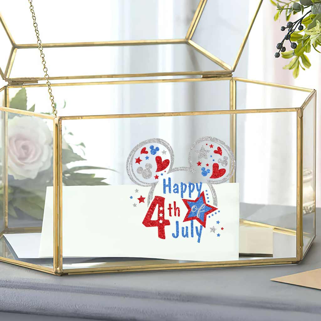 Happy 4th Of July - Independence Day Mouse Decal Full