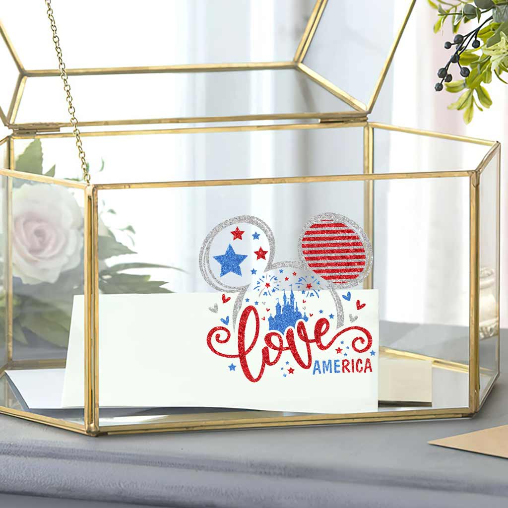 Love America - Independence Day Mouse Decal Full