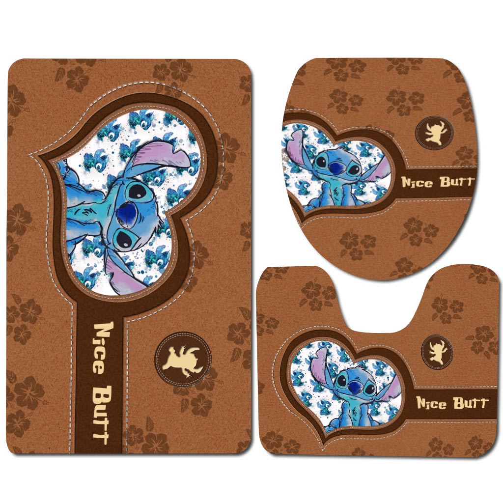 Nice Butt - Ohana 3 Pieces Bathroom Mats Set