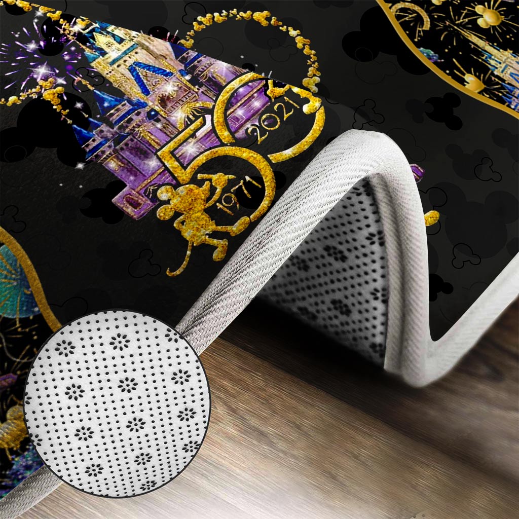 50 Years Of Magic Mouse 3 Pieces Bathroom Mats Set
