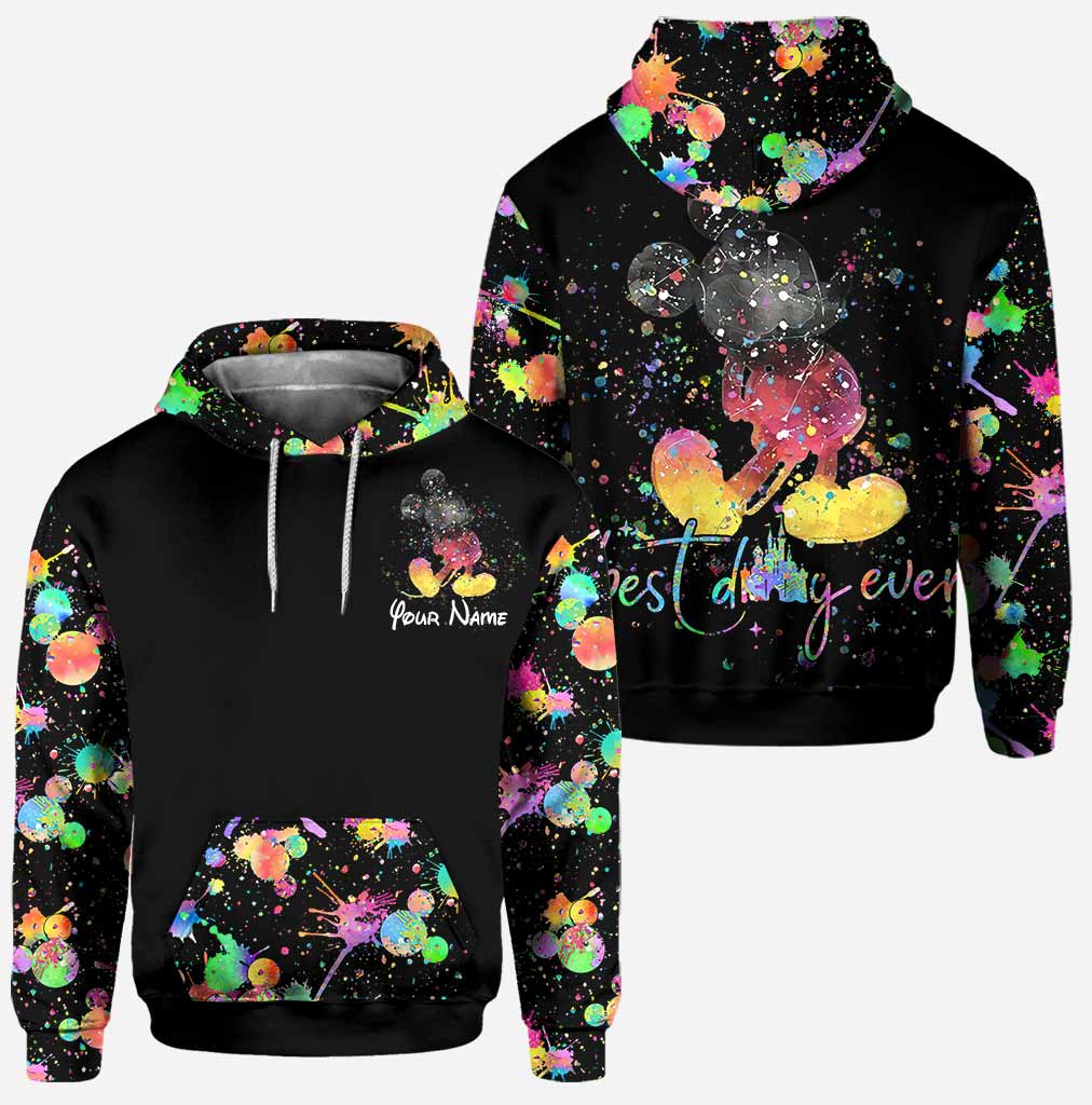 Best Day Ever 50th Anniversary - Personalized Mouse Hoodie And Leggings