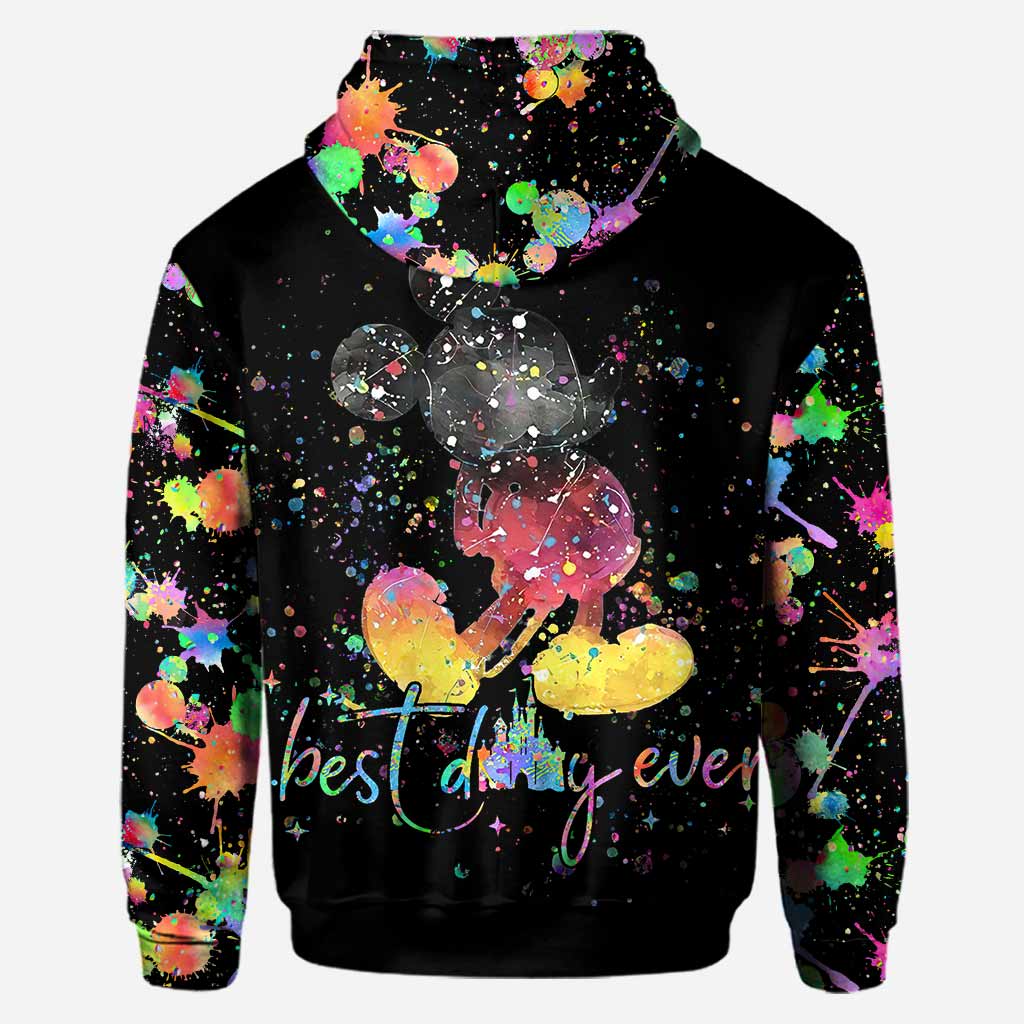 Best Day Ever 50th Anniversary - Personalized Mouse Hoodie And Leggings
