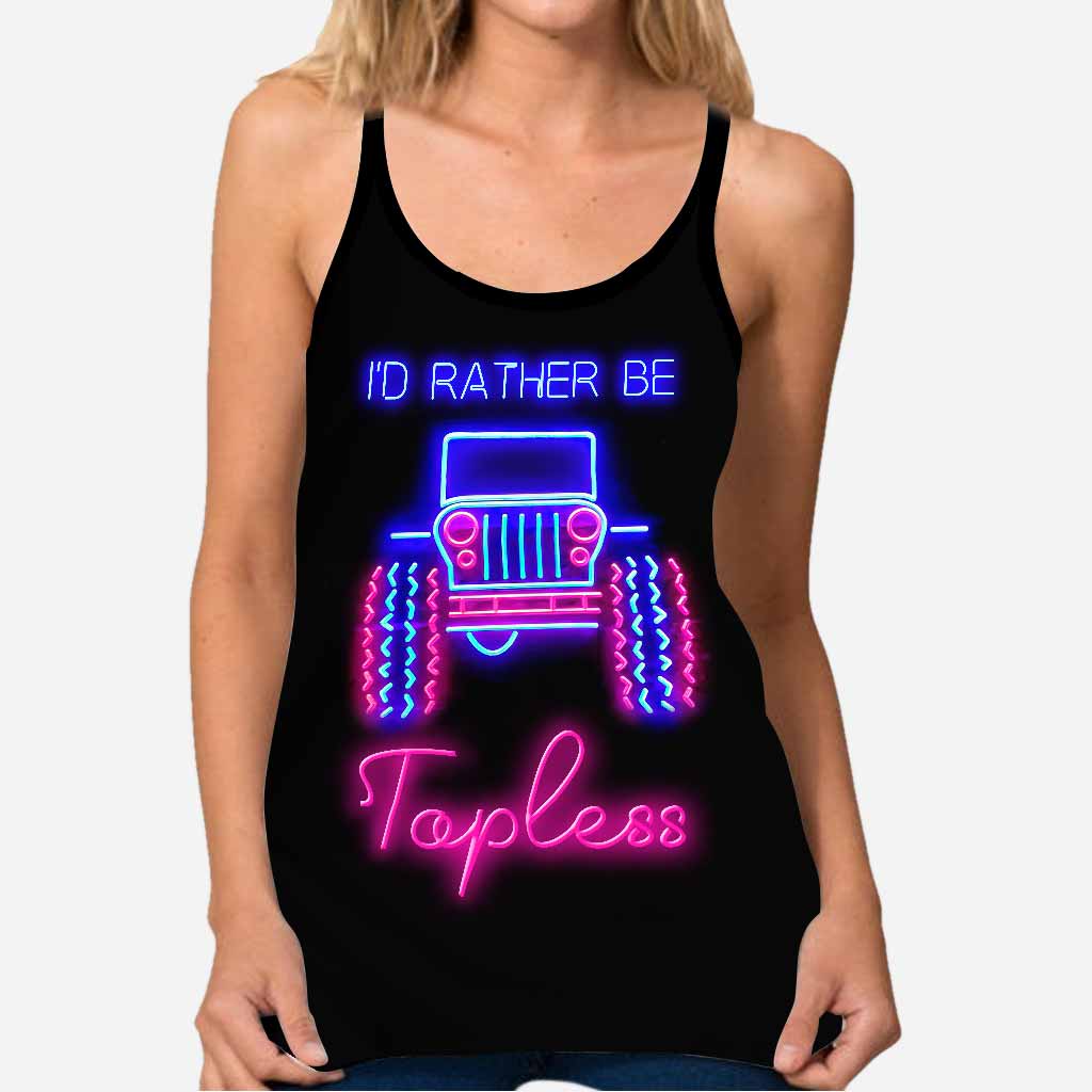 I'd Rather Be Topless - Car Cross Tank Top