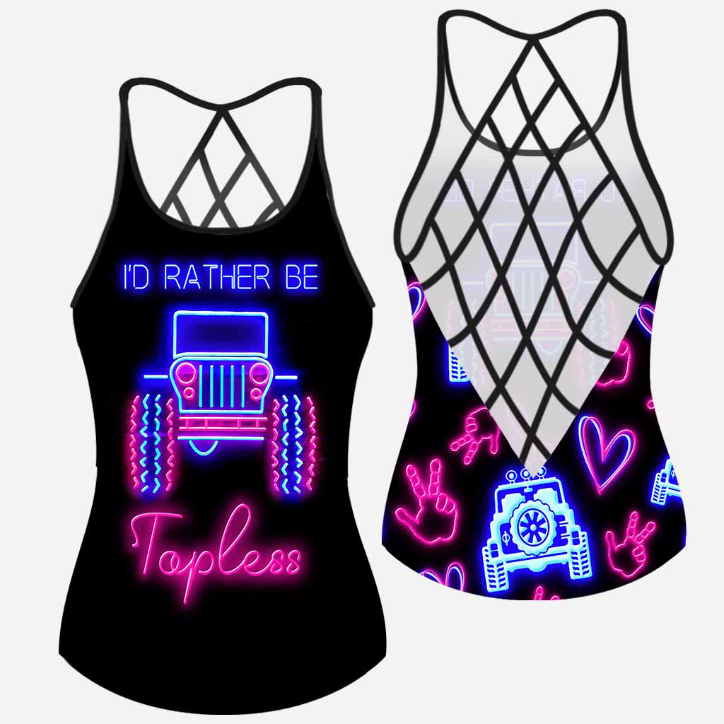 I'd Rather Be Topless - Car Cross Tank Top