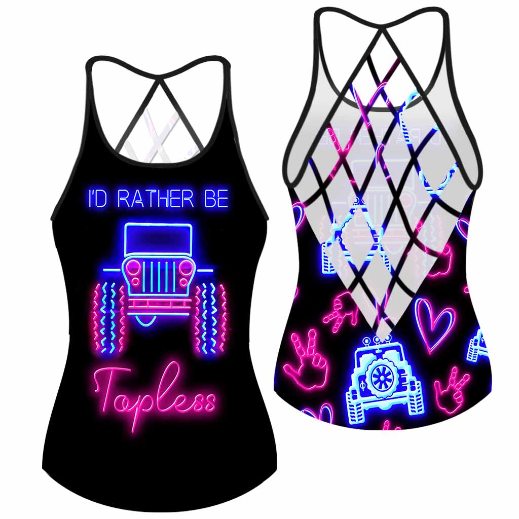 I'd Rather Be Topless - Car Cross Tank Top