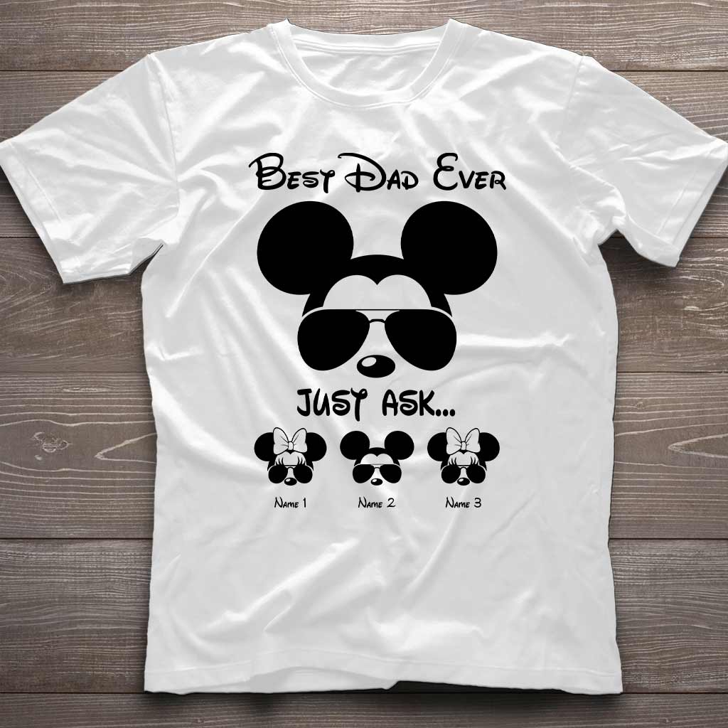 Best Dad Ever - Personalized Father's Day Mouse T-shirt and Hoodie