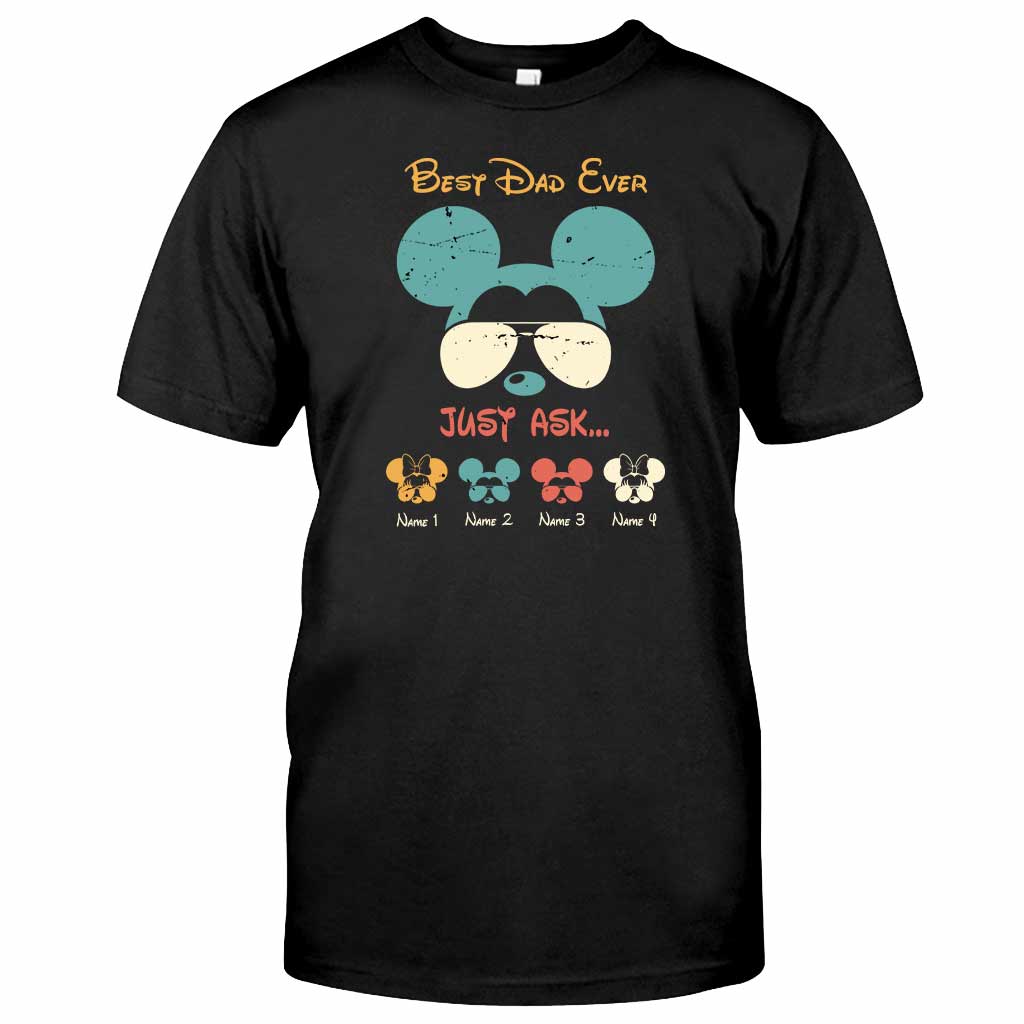 Best Dad Ever - Personalized Father's Day Mouse T-shirt and Hoodie
