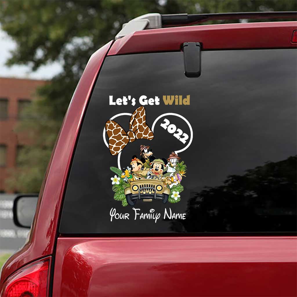 Let's Get Wild - Personalized Mouse Decal Full