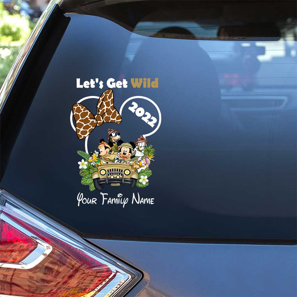 Let's Get Wild - Personalized Mouse Decal Full
