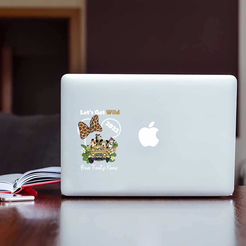 Let's Get Wild - Personalized Mouse Decal Full
