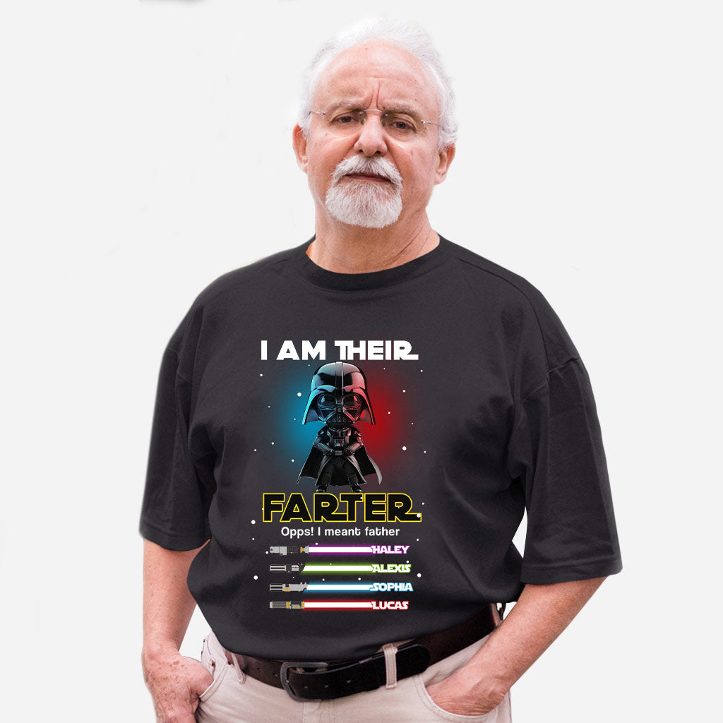 I Am Their Father - Personalized Father's Day T-shirt and Hoodie
