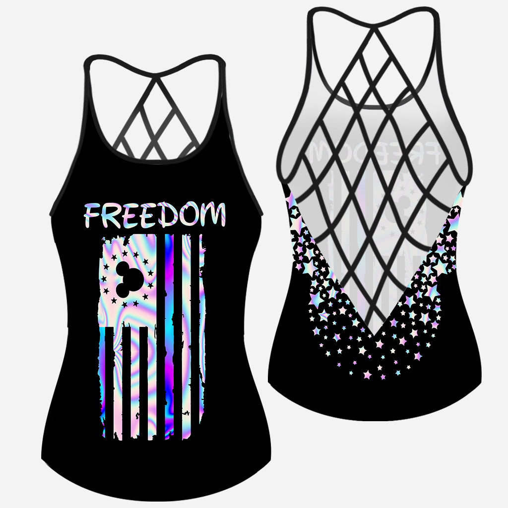 Freedom In Fantasy - Mouse Cross Tank Top